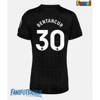 Tottenham Hotspur Rodrigo Bentancur #30 Tricou Fotbal Replică 2025-26 Femei Deplasare